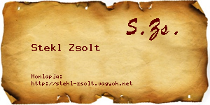 Stekl Zsolt névjegykártya